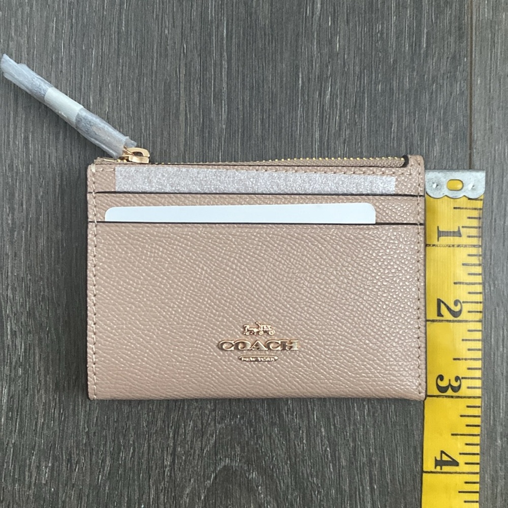Coach Tan Card Holder Wallet - Picture 4 of 9